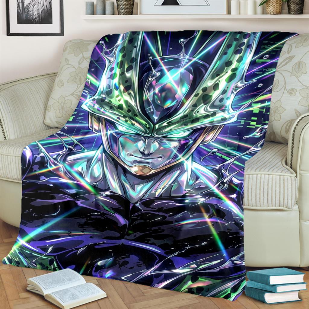Dragon Ball! Pattern Blanket Warm Comfortable Flannel for Bedrooms, Sofas, Beds, Chairs, Picnics, Travel