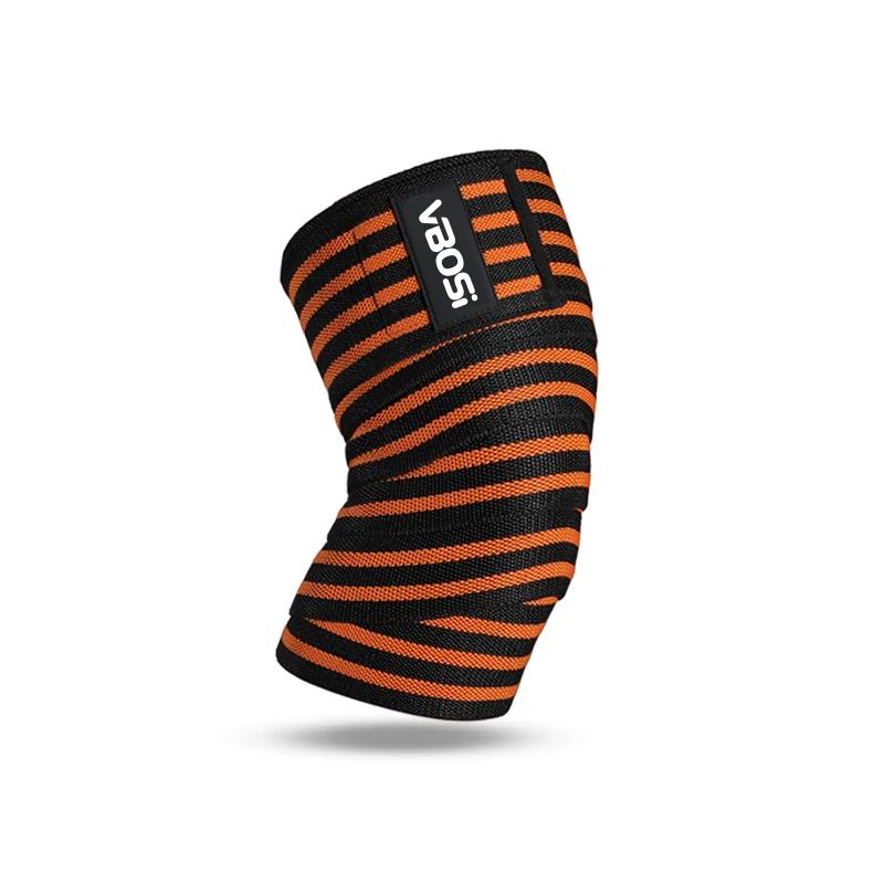 1Pc Leg Knee Compression Wraps Fitness Pressurized Straps For Gym Weight Lifting Squat Training Elastic Bandages