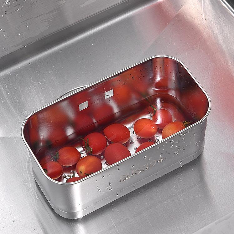 Aço inoxidável pia filtro cesta pia filtro dreno frutas vegetais escorredor filtro sobras sopa caixa de lixo ferramenta cozinha