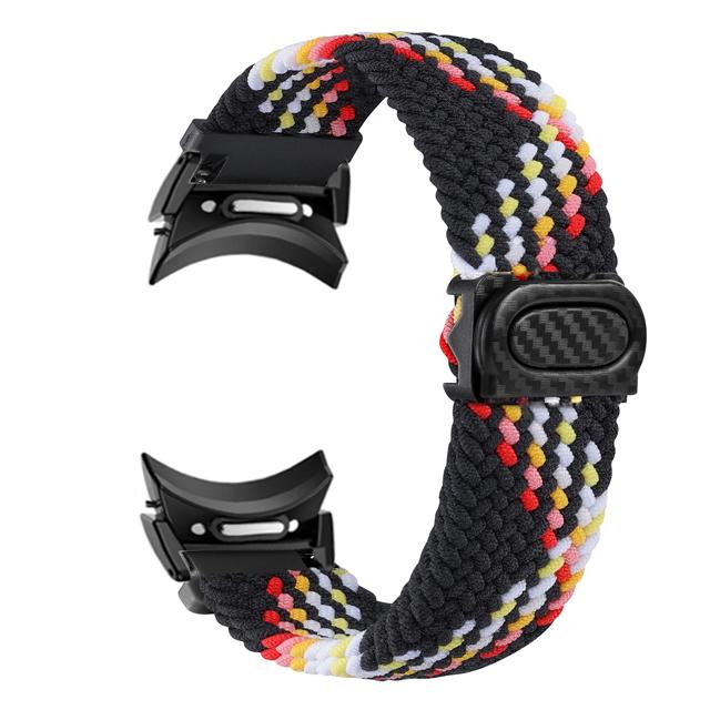 No Gaps Braided Band For Samsung Galaxy Watch 6 4 Classic/5 Pro/44mm 40mm 47mm 43mm Correa Nylon Bracelet Galaxy Watch 6 Strap
