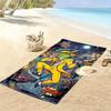The mask Print Beach Towel, Large Soft Quick Dry Towel for Beach Camping Swimming
