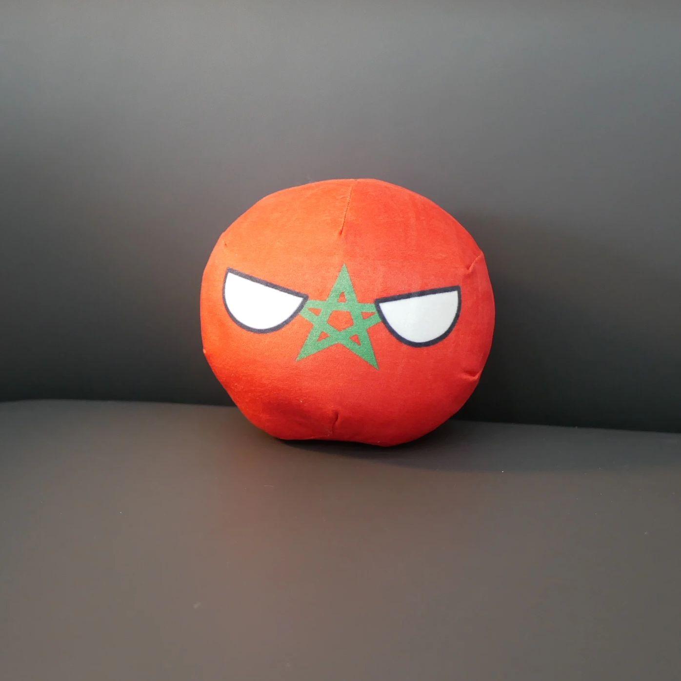 20/10см Плюшевая игрушка Королевство Марокко Countryball Набивная кукла Подвеска Домашнее украшение