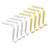 4pcs Stylish Fireplaces Stocking Holders Home Accessory for Christmas Mantels Decoration and Metal Garlands Clip