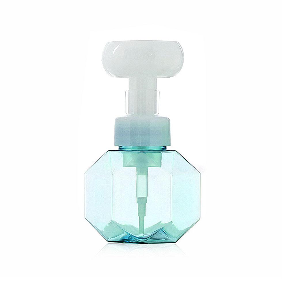 

Gel Clear Foam Pump Bottle Liquid Soap Dispenser Flower-shaped Refillable Bottles Empty Bottle синий