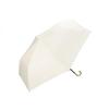 World Party White Folding Clutch Smiley Scallop (Wpc.) Parasol, 50cm, Women's Bag, Light-Blocking Mini, 801-SM07OF
