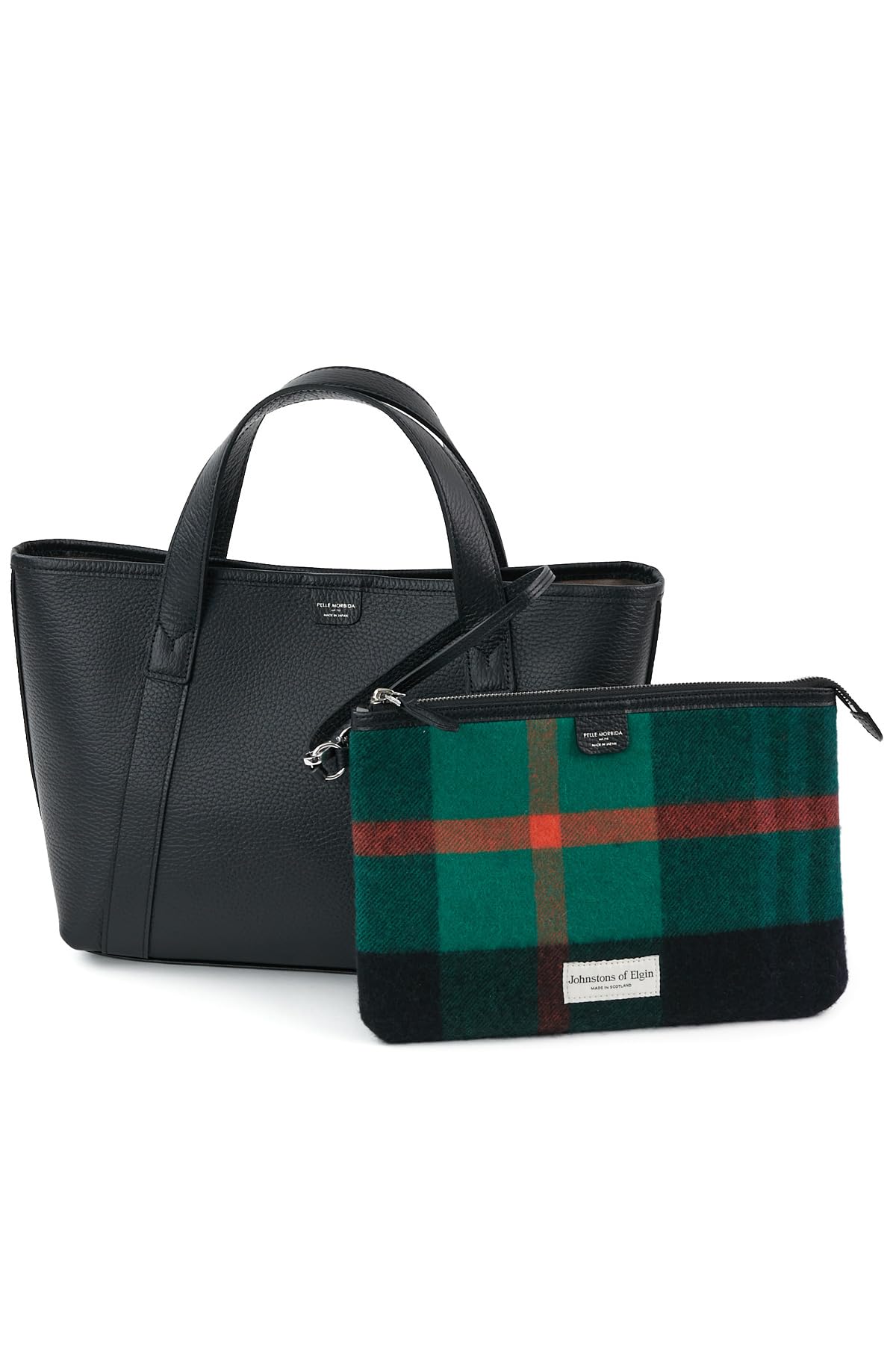 

Tote bag black x green [Pelle Morvida] PM-JETE007-BKGR