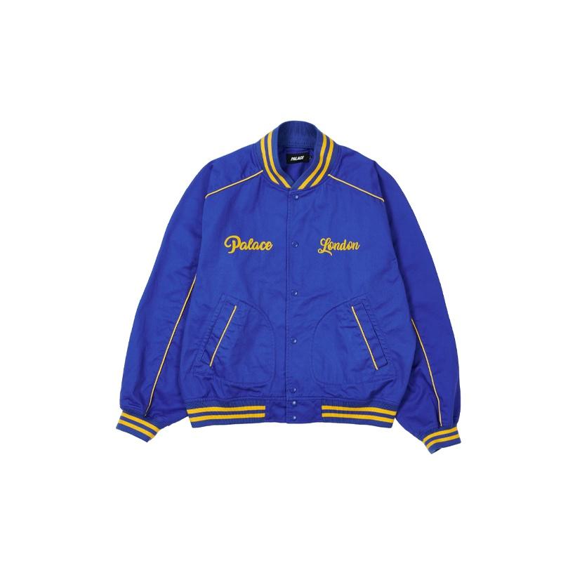 Palace Creative Letter Print Jacket Unisex Outerwear Blue P20JK104