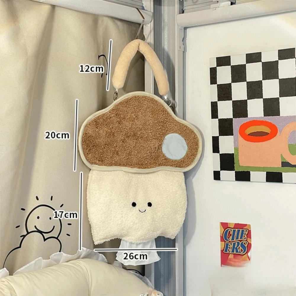 Cloud-shaped Hanging Tissue Bag Top Handle Wall Hanging Napkin Dispenser Car Backseat