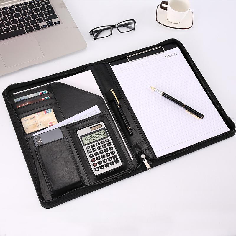 Manufacturer A4 Manager Zippered Business Ring Binder & Clipboard
