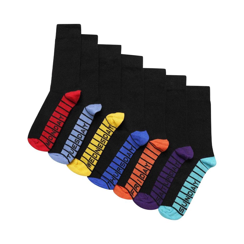Soxy Childrens/Kids Days Of The Week Cotton Socks (Pack of 7)