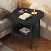2 Tier Side Table, End Table Side Table Waterproof Small Sofa Coffee, Side Tables Bedroom Indoor Outdoor With Removable Tray For Living Room Bedroom B