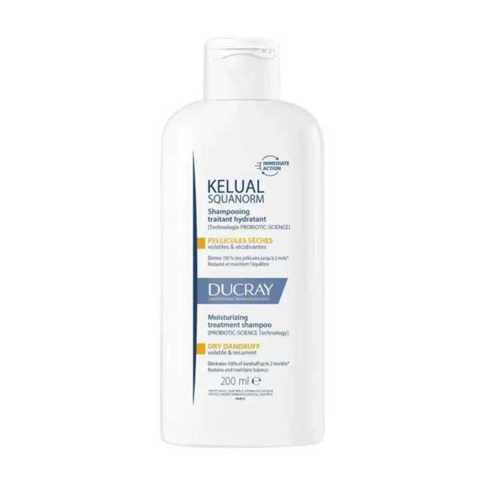 Ducray Kelual Squanorm Shampooing Pellicules Sèches 200Ml