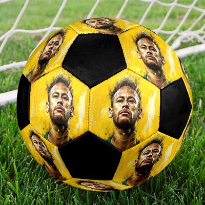 1pc Neymar Soccer Ball Size 5 Indoor Soccer Ball Fashion Colorful Backyard Game - Great For Sports Fans Gift HE49