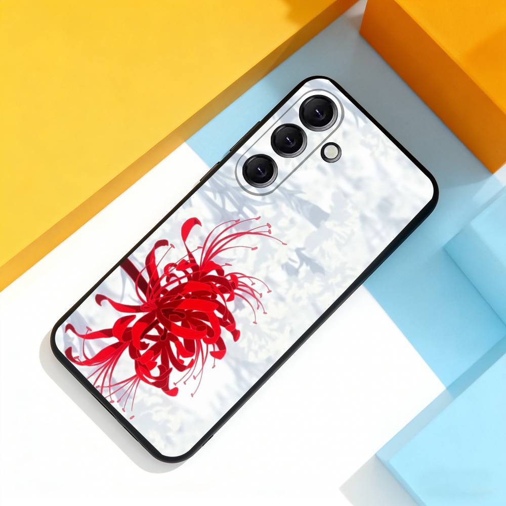 Ghoul Red Spider L-Lily Tokyo Phone Case For Samsung Galaxy A 22,71,53,52,51,72,73,5G,Note,J7,8,9 Soft Black Cover