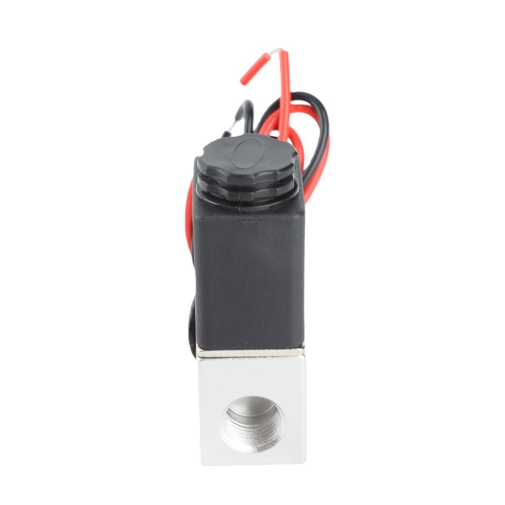 12V DC 1 4  2 Way Normally Closed Pneumatic Aluminum Electric Solenoid Air Valve