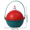 Portable Christmas Gift Box Eve Apple Packing Bag Santa Candy Snack Storage Bucket for Home Xmas Holiday New Year Party Supplies