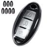 LETINGFAR Key Case for Nissan, Smart Key Case, Key Cover, TPU 3/4/5 Buttons, Specially