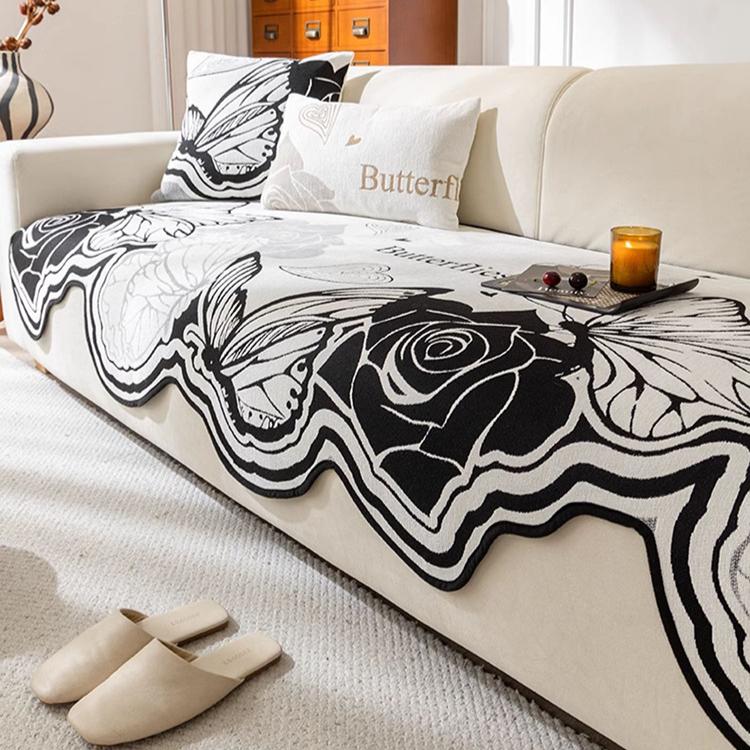 1pc Anti-Slip & Cat Scratch Resistant Irregular Shaped Sofa Cushion Sofa Seat Cushion, Suitable for All Seasons, Does Not Include Backrest, Armrests