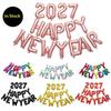 2027 Number Balloons 16In Large Number Foil Balloon 2027 New Year Christmas Graduation Birthday Party Decoration