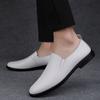 Men High Quality Leather Loafers Men Slip on Casual Shoes Moccasins Men's Flats Fashion Men Shoes Male Driving Shoes Size 36-46