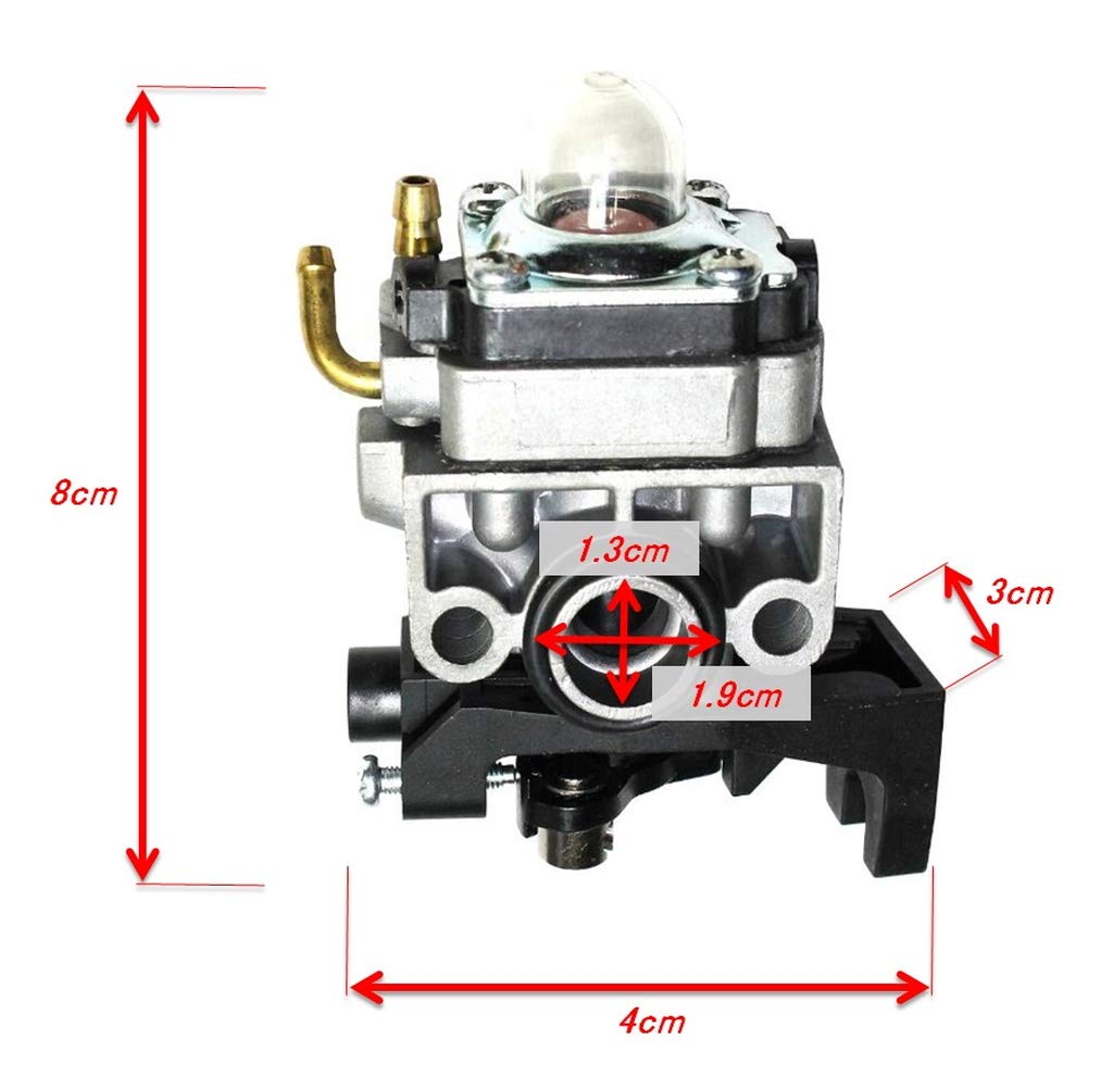 Fits Honda Carburetor GX25 GX35 16100-Z0H-825 16100-Z0H-053 Engine Auto Repair with Fuel Hose