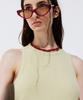 WNDERKAMMER Back Cut-Out Sleeveless Dress_Light Green
