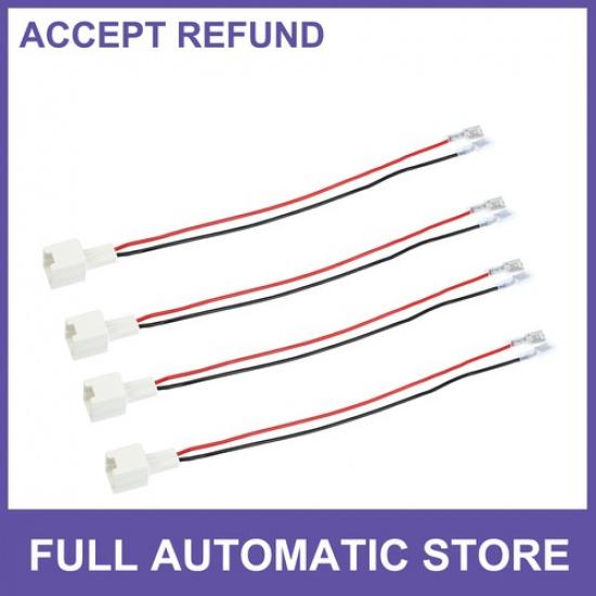 4 Pcs Car Speaker Connector Wire Harness Adapter Connector for Nissan Murano