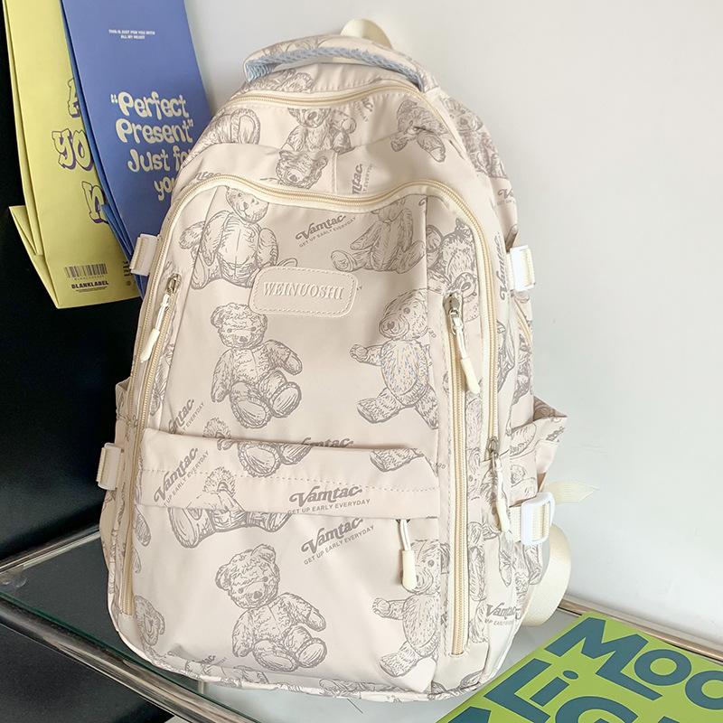 Children's school bag Elementary school girl Junior high school student High school student Printed backpack