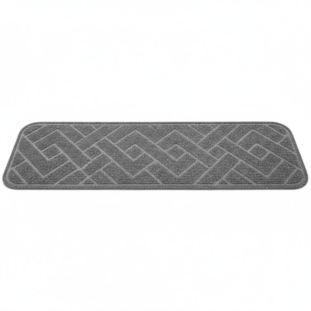 1pc Durable 8x30 Inch Stair Treads Non-Slip TPR Backing Stair Mats Noise Reduction Self-adhesive Stair Runner Rugs Home Decor