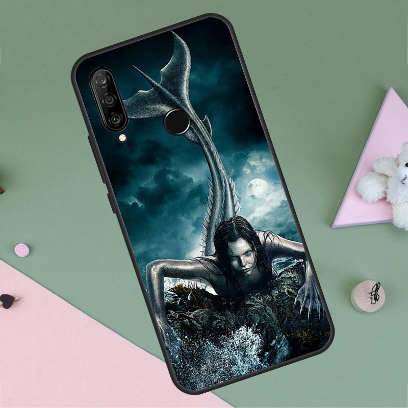 Mermaid For Huawei Nova 9 10 SE Y91 Y61 Y90 Y70 Y60 Y72 12s 12i 11i 7i 8i P60 Pro P30 P40 Lite Case
