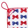COLORFUL CANDY STYLE Loop Towels for Set of 2 with Polka Dot and Striped French N8504120 Girls, Imabari, Kindergarten/Preschool, Loops, Ribbon,