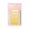 100 Sheets Color Transparent Waterproof Loose-Leaf Label Sticky Notes Index Tab Strip School Office School Stationery Supplies