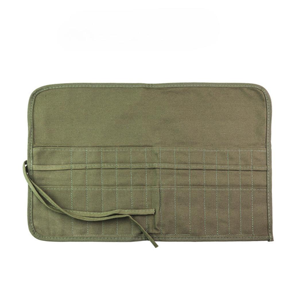 

Large Capacity Colored Pencil Storage Pouch 30 Slots Roll Up Pen Bag Desk Accessories