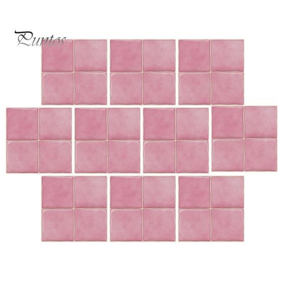 Easy to Clean Wall Decals Brick Stickers, Self-Adhesive Peel And Stick Backsplash Tiles, Waterproof Apply Tiles Moisture-proof Decor for Laundry Room