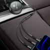 Car Stickers For Alfa Romeo 3 In 1 Retractable Data USB Cable Phone Charging Cable For Alfa Romeo Giulia Stelvio Giulietta 156 1