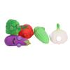 5pcs Silicone Vegetable Stress Relief Toys Popping Out Eyes Sensory Toys Pocket Sized Decompression