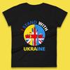 Peace Ukraine I Stand With Ukraine Ukrainian Support United Kingdom British Flag Womens Tee T Shirt Mens Tops Unisex Top