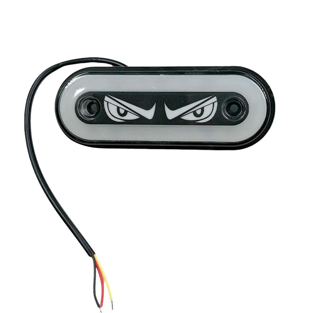 High Visibility 12V/24V LED Side Markers - Flashing & Constant Light Modes for Trucks, Trailers & Motorcycles