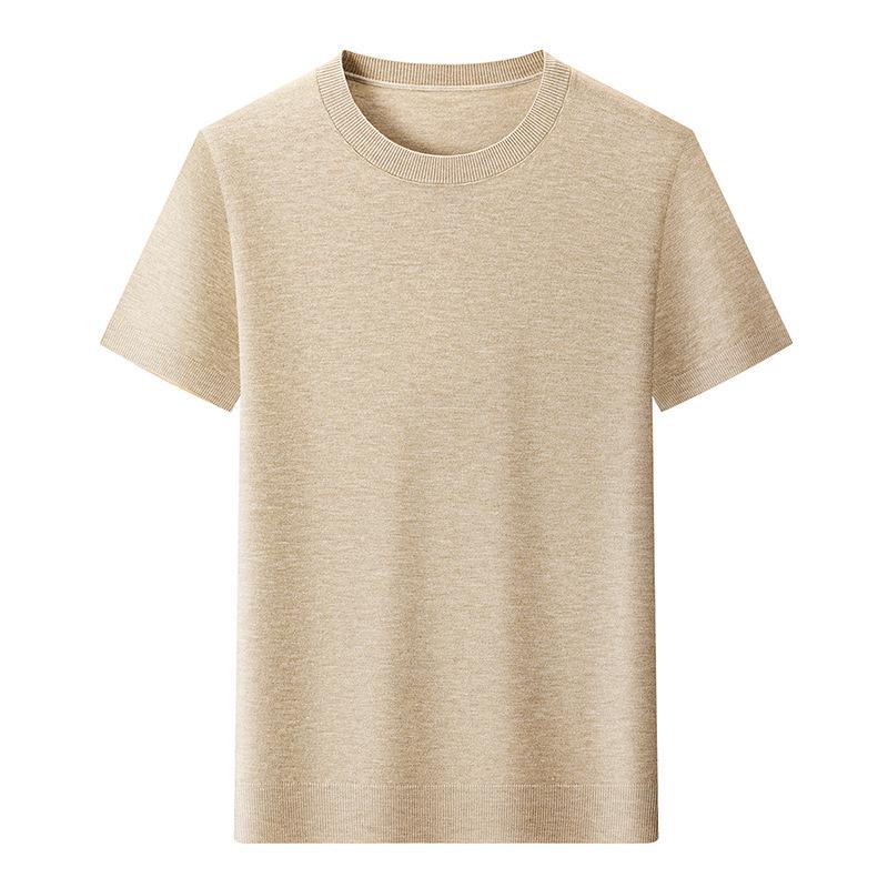 Men's Casual Round Neck Thin Knit Pullover Sweater