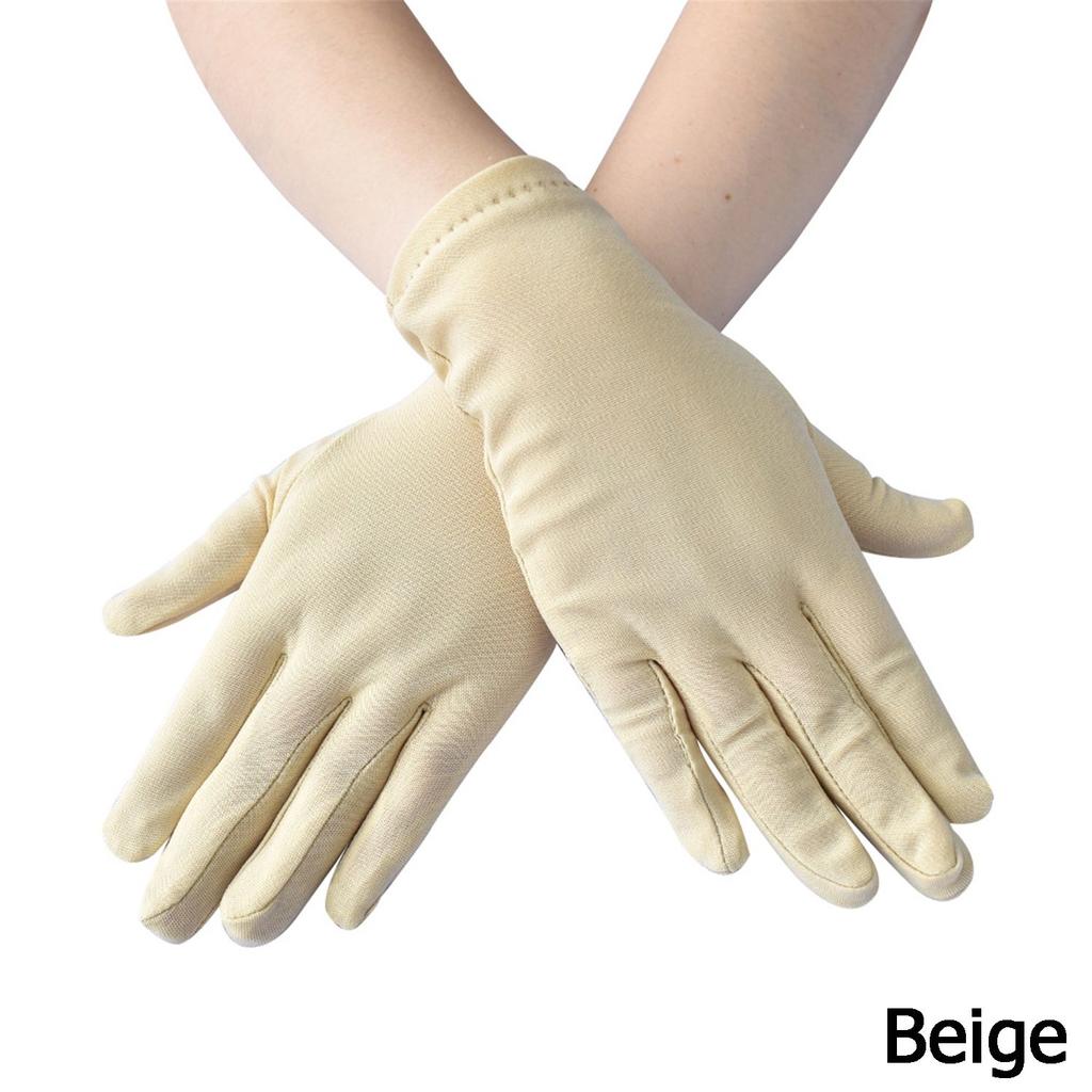 Einfarbig Rutschfest Milchseide Servierhandschuhe Haushaltshandschuhe Arbeitshandschuhe Fahrhandschuhe