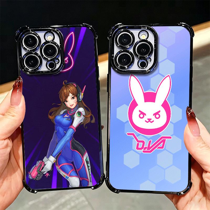 O-Overwatchs D-DVA Soft Phone Case For Xiaomi Poco X7 X8 Pro Max X6 X5 X3 F8 Ultra F7 M8 M7 M5S Redmi 15C 15A 15 14C 13C 12C 13