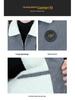 Men's Winter Corduroy Jacket with Lapel and Lamb Wool Collar - Thick and Warm Style