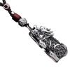 999 Sterling Silver Car Keychain Pendant Men's and Women's Personalized Creative High-end Key Ring Silver Car Hanging Silver Jewelry