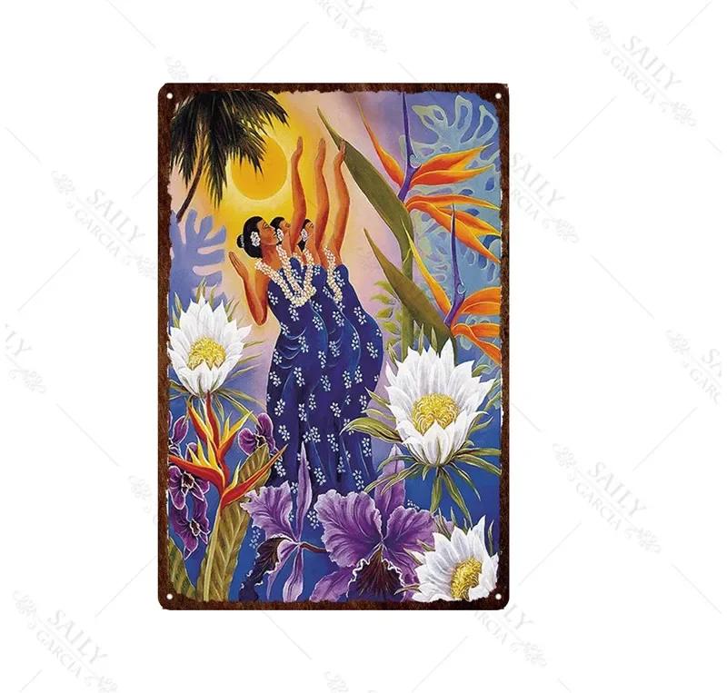 Africa City Sign Vintage Metal Sign Christmas Gift Metal Plates for Wall Art Retro Home Kids Room Decor Metal Poster 30X20Cm