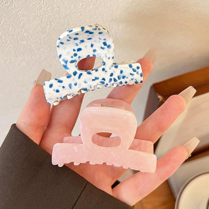 French Style Acetate Hair Claw Clip Elegant Hairpin Strong Hold Fashion Hair Decoration Multipurpose Hair Clip For Women