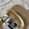 Yogodlns Borsa da spiaggia estiva per donna Borsa a tracolla intrecciata fatta a mano Borse da spiaggia per le vacanze al mare Borsa per ascella di grande capacità