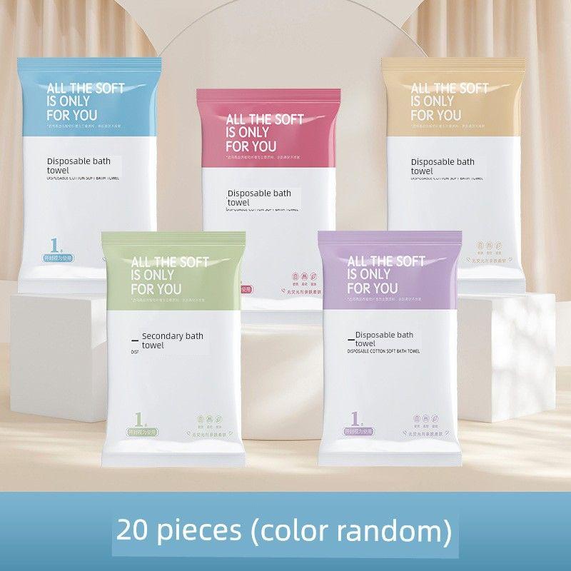 

Royal Color Disposal Bed Sheet Quilt Cover Four-Piece Sterile Travel Hotel Homestay Bare Sleeping Dirt-Proof Bedding other Disposable bath towel