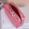 Fashion Women Waterproof Pu Travel Cosmetic Bag Cute Candy Colors Woman Makeup Bags Portable Toiletry Storage Bag Organizer Box