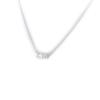 Altesse [M5923] - White 'Unique' Silver Necklace