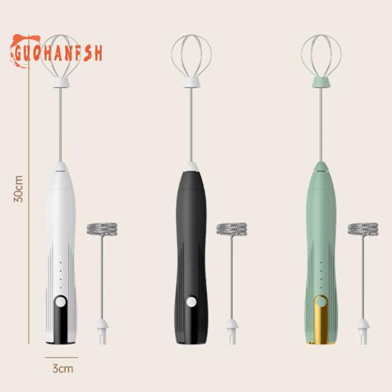 Leistungsstarker elektrischer Milchaufschäumer - Hochgeschwindigkeitsmotor, Ein-Tasten-Start, Handgerät